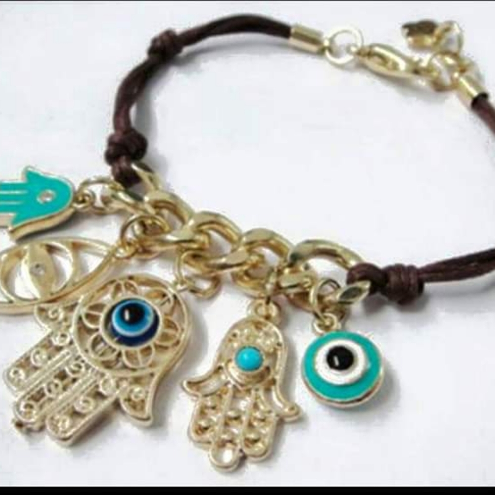 Faux leather braclet
